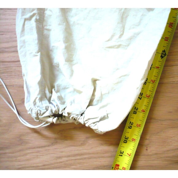NWT Love Tree Nylon Parachute Pants Size L Ivory Cargo Gorpcore Urban Streetwear - Picture 14 of 14